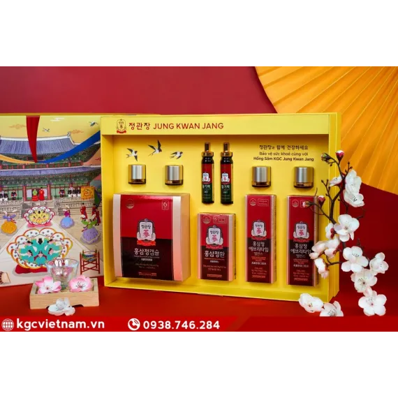 Hộp quà tặng hồng sâm KGC Jung Kwan Jang Phúc Lộc Trường Xuân