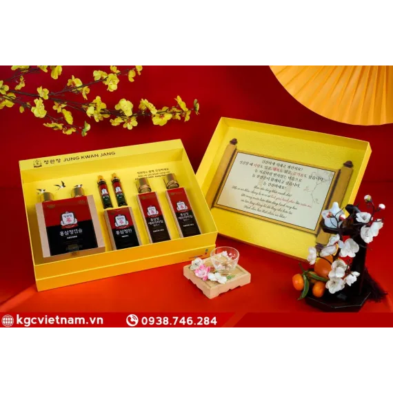 Hộp quà tặng hồng sâm KGC Jung Kwan Jang Phúc Lộc Trường Xuân