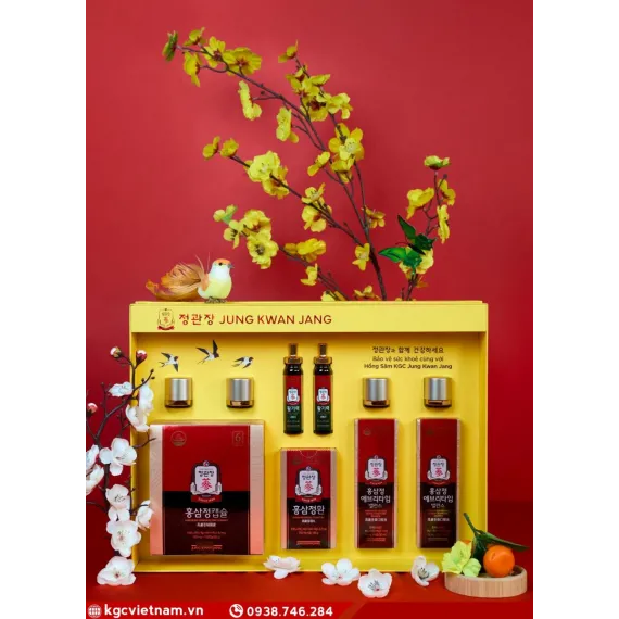 Hộp quà tặng hồng sâm KGC Jung Kwan Jang Phúc Lộc Trường Xuân
