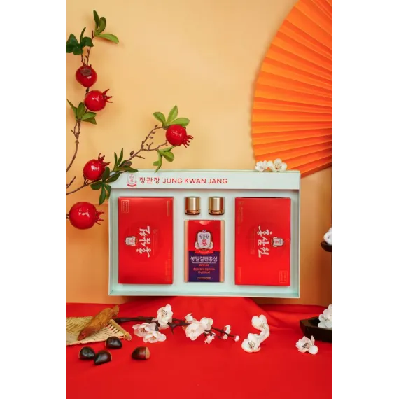 Hộp quà tặng hồng sâm cao cấp KGC Jung Kwan Jang Thuận Phong Vạn Lý | kgcvietnam.vn