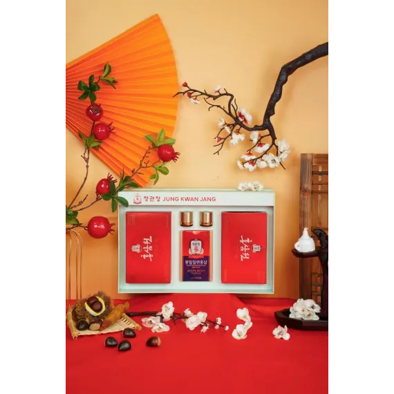 Hộp quà tặng hồng sâm cao cấp KGC Jung Kwan Jang Thuận Phong Vạn Lý | kgcvietnam.vn
