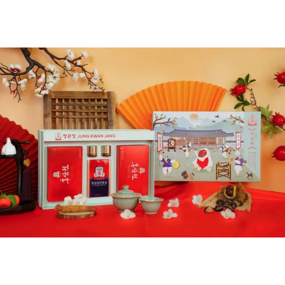 Hộp quà tặng hồng sâm cao cấp KGC Jung Kwan Jang Thuận Phong Vạn Lý | kgcvietnam.vn