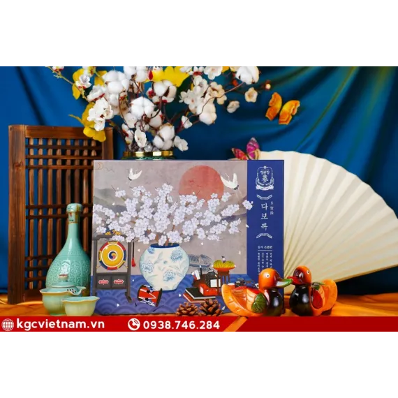 Hộp quà tặng hồng sâm cao cấp KGC Xuân Phong Đắc Ý | kgcvietnam.vn