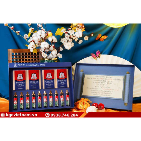 Hộp quà tặng hồng sâm cao cấp KGC Xuân Phong Đắc Ý | kgcvietnam.vn