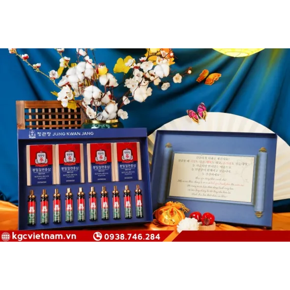 Hộp quà tặng hồng sâm cao cấp KGC Xuân Phong Đắc Ý | kgcvietnam.vn