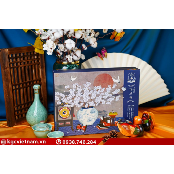 Hộp quà tặng hồng sâm cao cấp KGC Xuân Phong Đắc Ý | kgcvietnam.vn