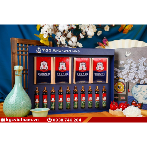 Hộp quà tặng hồng sâm cao cấp KGC Xuân Phong Đắc Ý | kgcvietnam.vn
