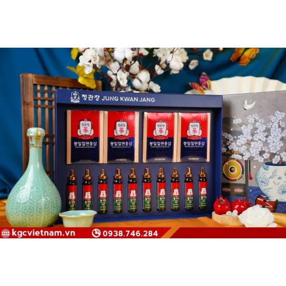 Hộp quà tặng hồng sâm cao cấp KGC Xuân Phong Đắc Ý | kgcvietnam.vn