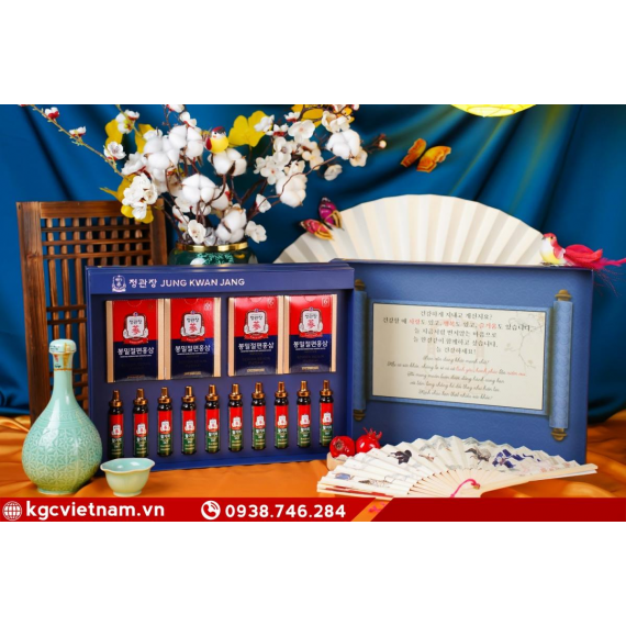 Hộp quà tặng hồng sâm cao cấp KGC Xuân Phong Đắc Ý | kgcvietnam.vn
