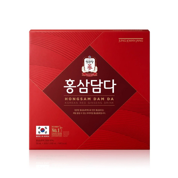 Nước Hồng Sâm Dam Da KGC Jung Kwan Jang 50ml x 30 gói | KGC Việt Nam