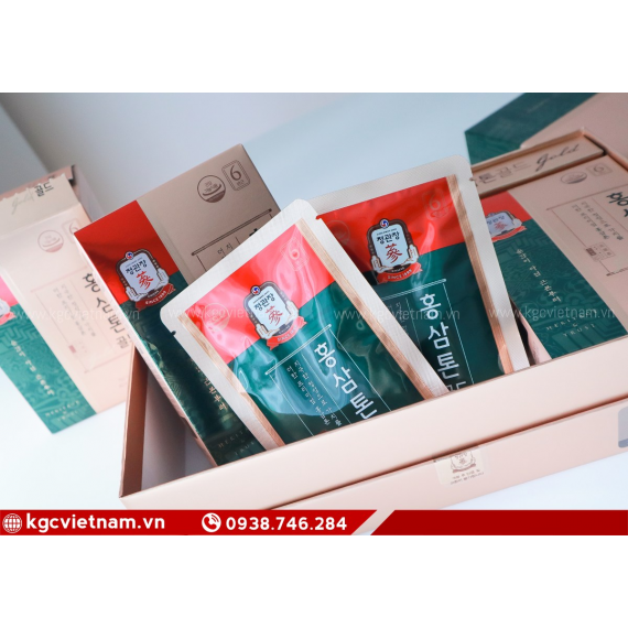Nước hồng sâm Tonic Gold KGC 40ml x 30 gói | kgcvietnam.vn