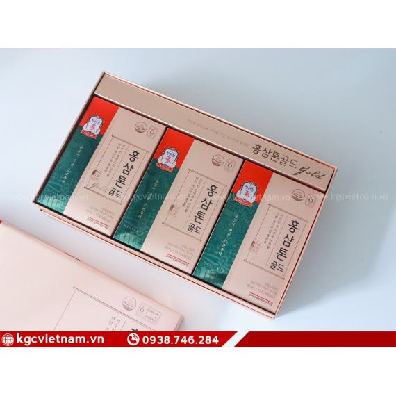 Nước hồng sâm Tonic Gold KGC 40ml x 30 gói | kgcvietnam.vn