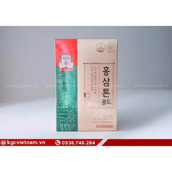 Nước hồng sâm Tonic Gold KGC 40ml x 30 gói | kgcvietnam.vn