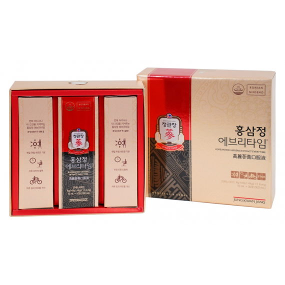 Nước hồng sâm Jung Kwan Jang - KGC Everytime 10ml x 30 gói | kgcvietnam.vn
