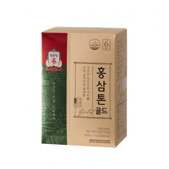 Nước hồng sâm Tonic Gold KGC 40ml x 30 gói | kgcvietnam.vn