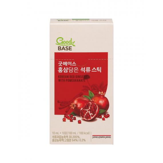 Nước hồng sâm lựu đỏ Good Base KGC Jung Kwan Jang 10ml x 30 gói