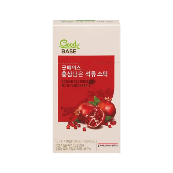 Nước hồng sâm lựu đỏ Good Base KGC Jung Kwan Jang 10ml x 30 gói