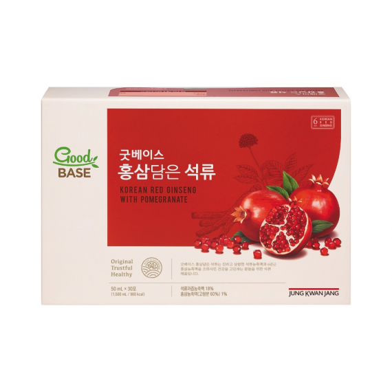 Nước hồng sâm lựu đỏ Good Base KGC Jung Kwan Jang 50ml x 30 gói | kgcvietnam.vn