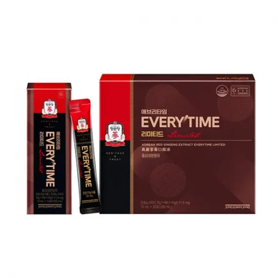 Hình Ảnh Nước tinh chất địa sâm KGC Jung Kwan Jang Everytime Limited 10ml x 30 gói | kgcvietnam.vn