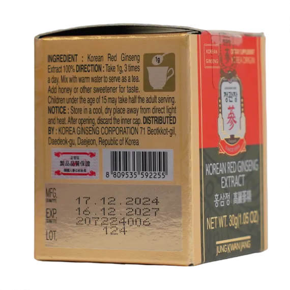 Cao Hồng Sâm Cô Đặc Global KGC Jung Kwan Jang Korean Red Ginseng Extract 30g | kgcvietnam.vn