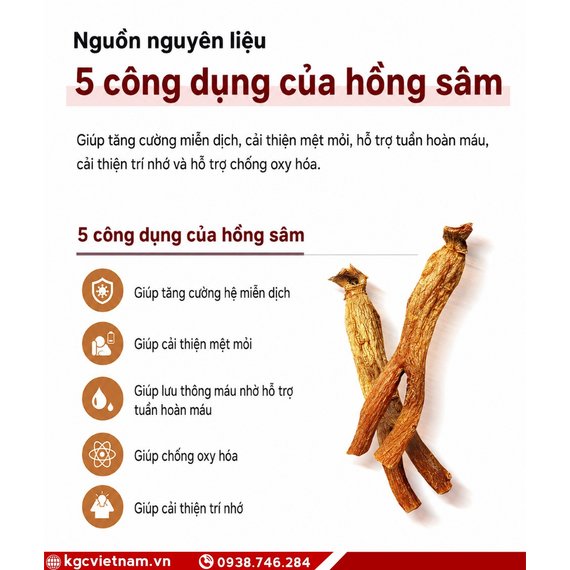 Viên hồng sâm KGC Jung Kwan Jang Capsule Plus 650mg x 120 viên