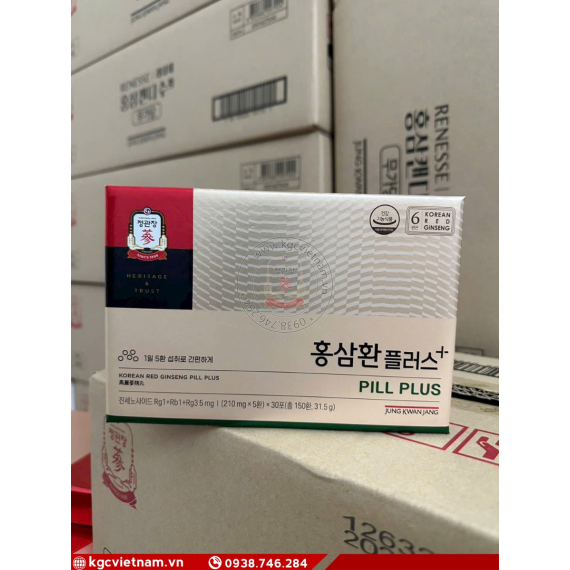 Viên Hồng Sâm KGC Jung Kwan Jang Pill Plus 210mg x 150 viên