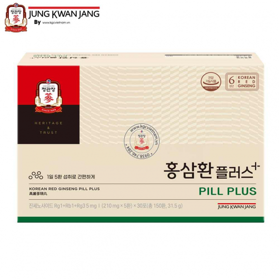 Viên Hồng Sâm KGC Jung Kwan Jang Pill Plus 210mg x 150 viên
