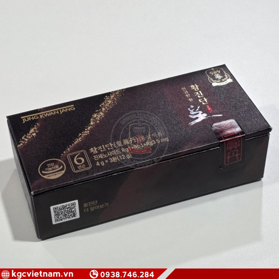 Viên Linh Đan Hwang Jin Dan KGC Jung Kwan Jang 4g x 3 Viên