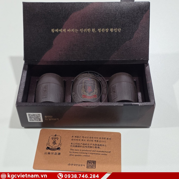 Viên Linh Đan Hwang Jin Dan KGC Jung Kwan Jang 4g x 3 Viên