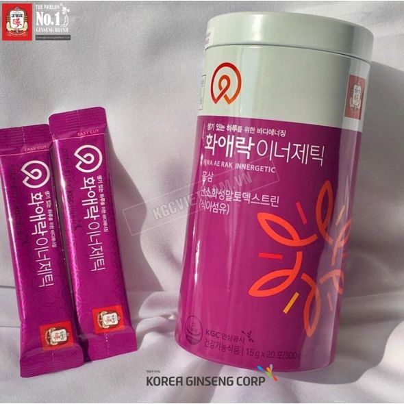 Thạch hồng sâm dành cho phụ nữ KGC Cheong Kwan Jang Hwa Ae Rak Innergetic 15g x 60 gói