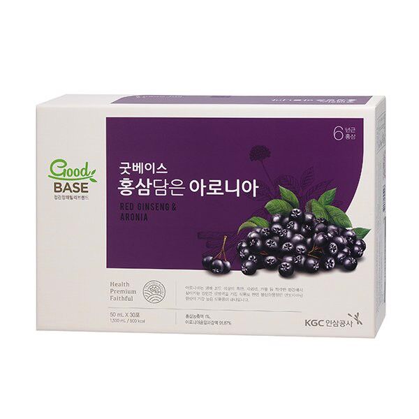 Nước hồng sâm GoodBase Aronia KGC Cheong Kwan Jang 50ml x 30 gói