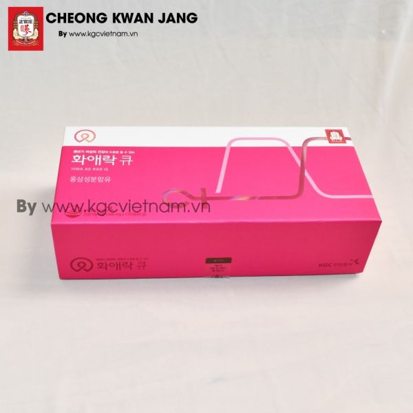 Viên hồng sâm dành cho phụ nữ KGC Hwa Ae Rak Q 500mg x 120 viên