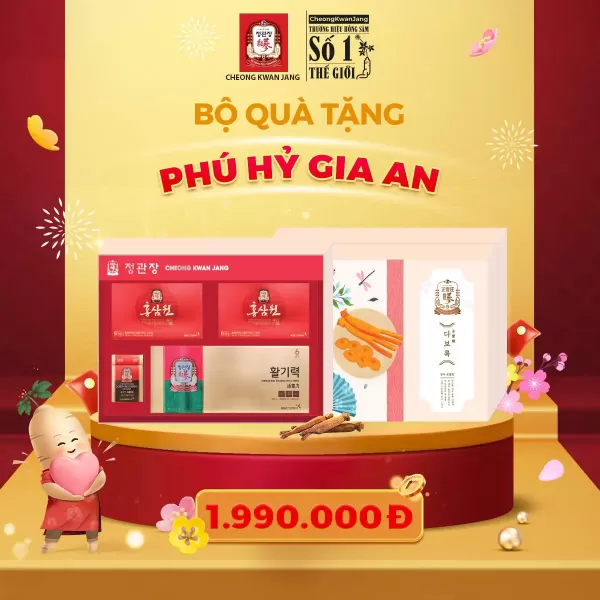 Bộ Quà Tặng KGC Cheong Kwan Jang Phú Hỷ Gia An