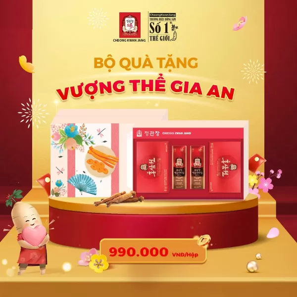 Bộ Quà Tặng Hồng Sâm KGC Cheong Kwan Jang Vượng Thể Gia An