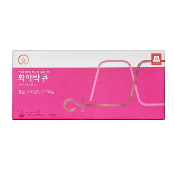 Viên hồng sâm phụ nữ KGC Cheong Kwan Jang Hwa Ae Rak Q 500mg x 112 viên