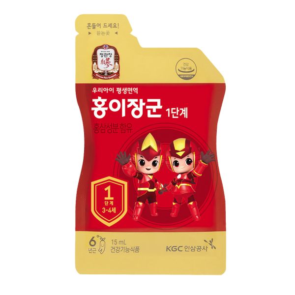 Nước hồng sâm trẻ em KGC Cheong Kwan Jang 15ml x 90 gói số 1 mẫu mới 2021
