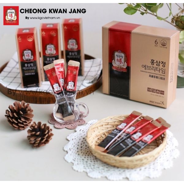 Nước hồng sâm KGC Jung Kwan Jang Everytime Hàn Quốc 30 gói