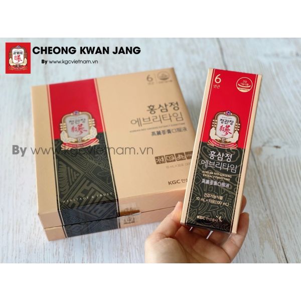 Nước hồng sâm KGC Jung Kwan Jang Everytime Hàn Quốc 30 gói