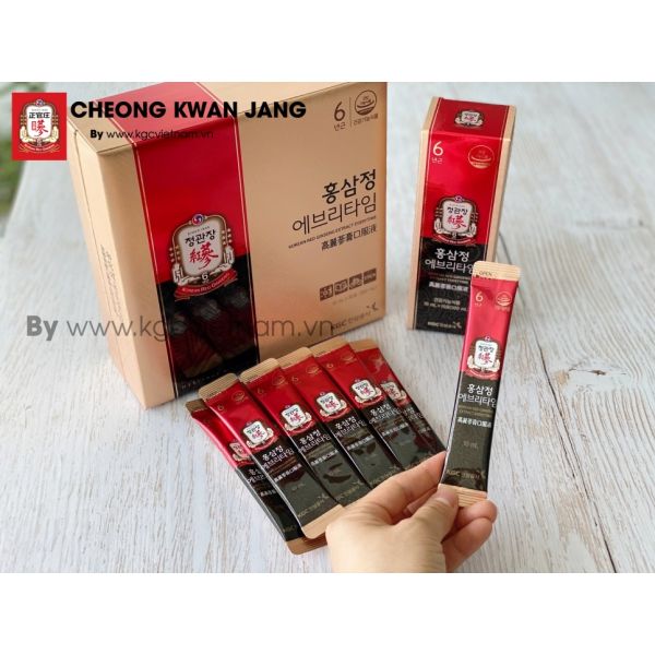 Nước hồng sâm KGC Jung Kwan Jang Everytime Hàn Quốc 30 gói