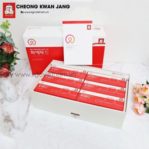 [Nước hồng sâm Cheong Kwan Jang] dành cho phụ nữ Hwa Ae Rak Jin 70ml x 30 gói