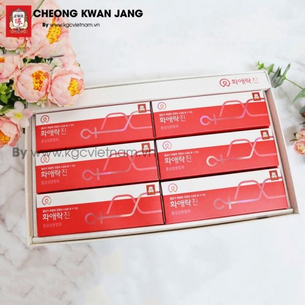 [Nước hồng sâm Cheong Kwan Jang] dành cho phụ nữ Hwa Ae Rak Jin 70ml x 30 gói