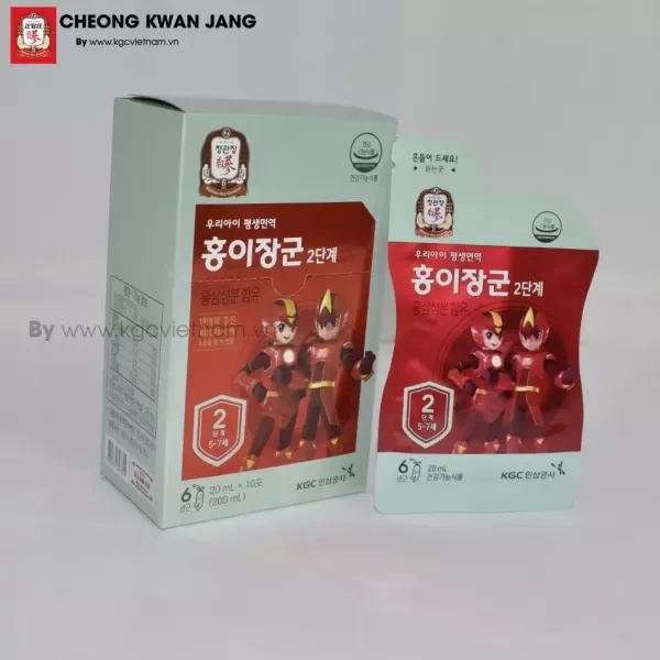 Nước hồng sâm trẻ em KGC Hàn Quốc 20ml x 30 gói số 2