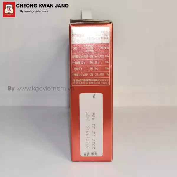 Nước Hồng Sâm Won KGC Jung Kwan Jang Hàn Quốc 70ml x 15 gói