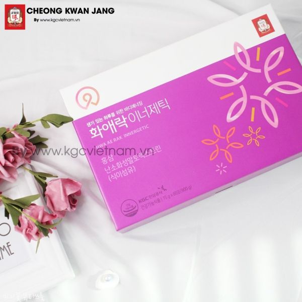 Thạch hồng sâm dành cho phụ nữ KGC Cheong Kwan Jang Hwa Ae Rak Innergetic 15g x 60 gói