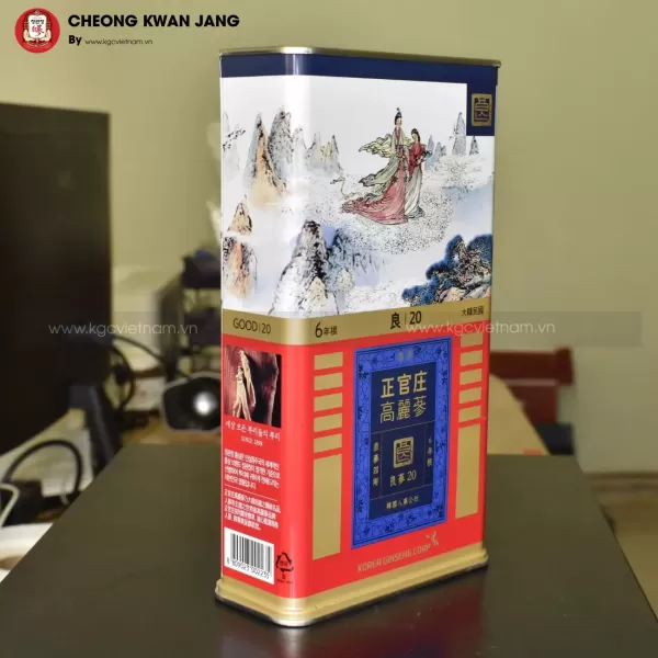Hồng Sâm Củ Khô Cheong Kwan Jang Hàn Quốc 150 gam số 20( hộp 7 củ)