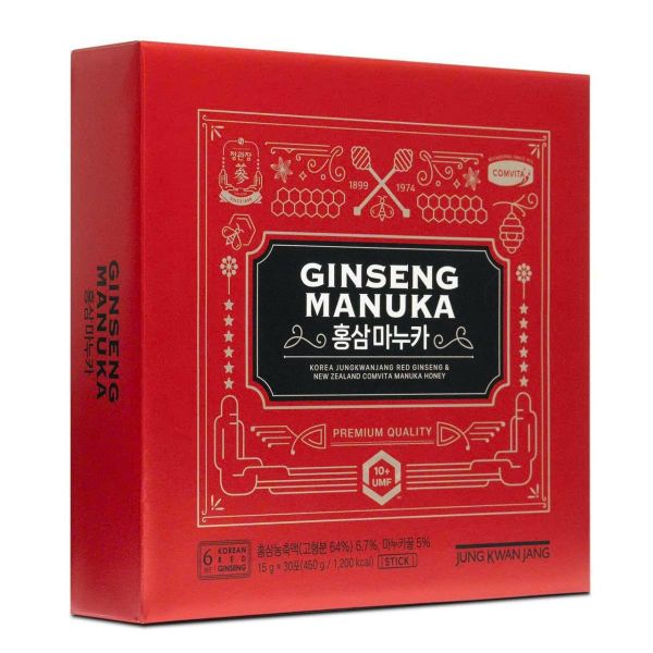 Tinh chất hồng sâm mật ong Manuka KGC Jung Kwan Jang 15g x 30 gói