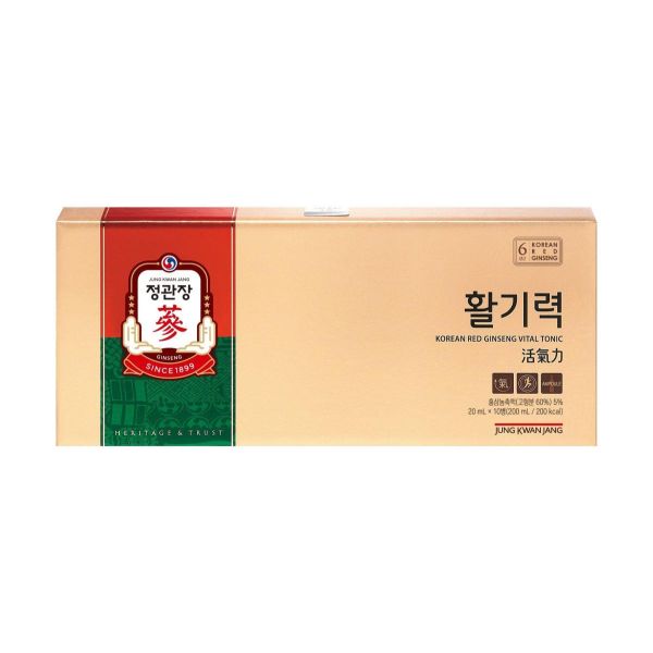 Nước Hồng Sâm KGC Jung Kwan Jang Vital Tonic 10 ống x 20ml ( Hwal Gi Ruk )