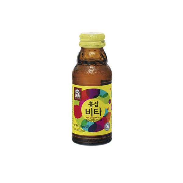 Nước uống tăng lực hồng sâm KGC Jung Kwan Jang Vita 100ml x 10 chai