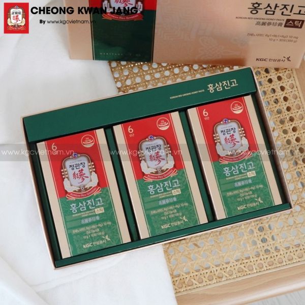 Tinh chất hồng sâm mật ong KGC Jung Kwan Jang Honey Paste 10g x 30 gói