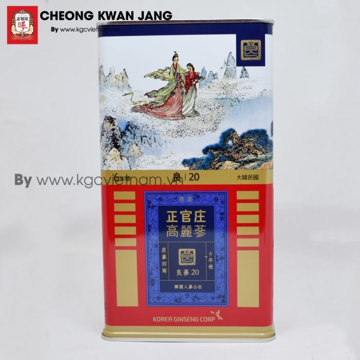 Hồng Sâm Củ Khô KGC Hàn Quốc  150 gam 7 củ số 20 | kgcvietnam.vn